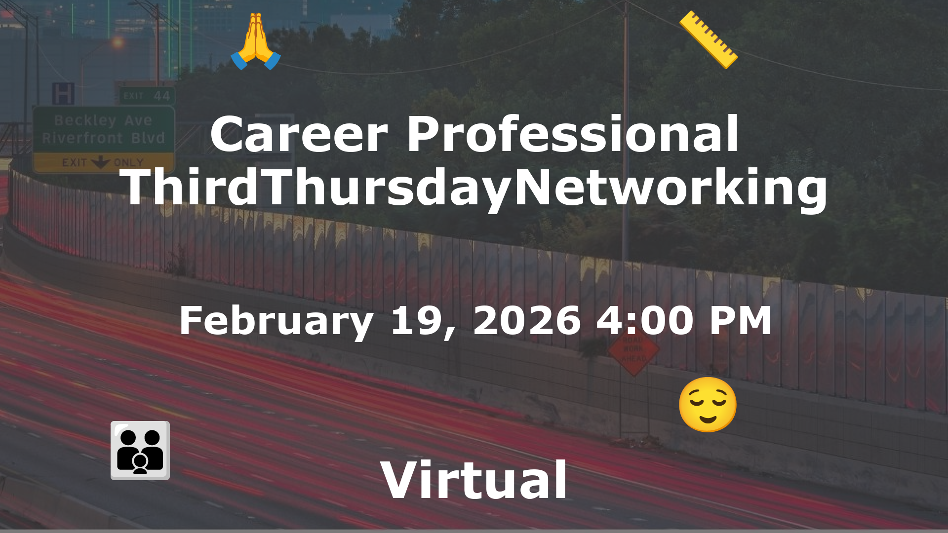 Career Professional ThirdThursdayNetworking  event image